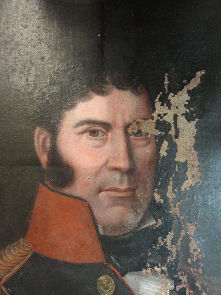 Portrait de Général Corse, XIXe siècle, huile sur toile