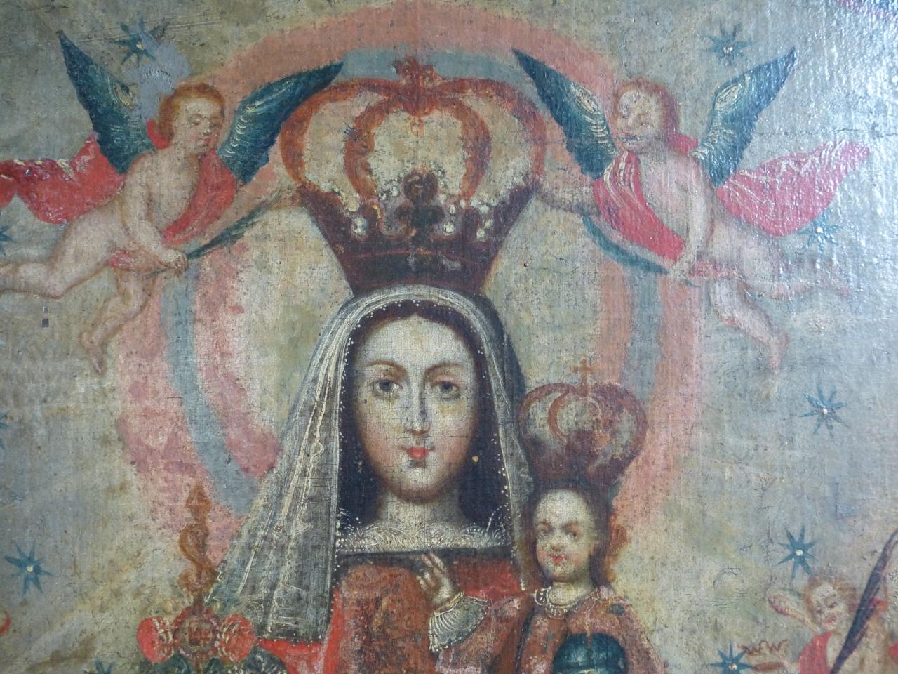 Vierge au Rosaire (détail)