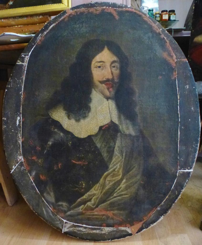 Portrait de Louis XIII, France, 17e siècle, huile sur toile