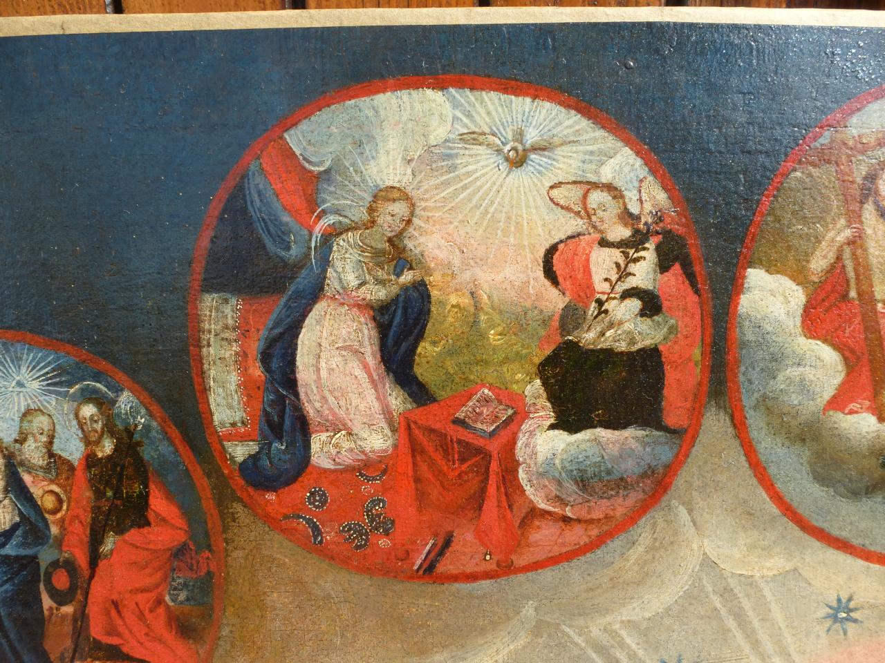 Vierge au rosaire (détail)