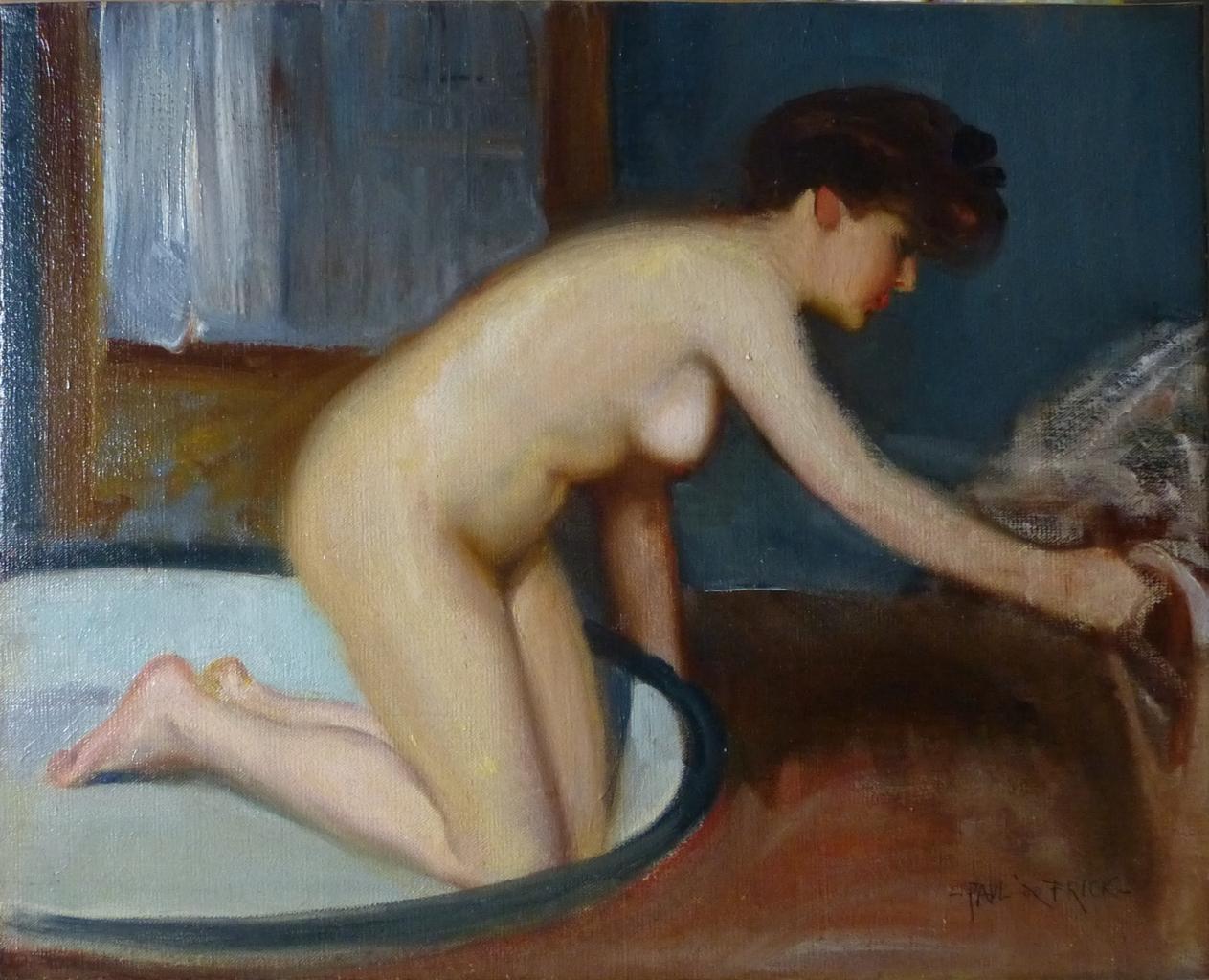 Etude pour femme au bain, Paul de Frick, XXe siècle